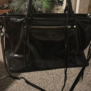Rebecca Minkoff Black shiny satchel